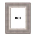 thumbnail image 1 of 8x11 Frame Grey Real Wood Picture Frame Width 2.75 Inches | Interior Frame Depth 0.5 Inches | Linus, 1 of 8