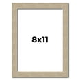 thumbnail image 1 of 8x11 Frame Grey Solid Wood Picture Frame Width 1 Inches | Interior Frame Depth 0.5 Inches |, 1 of 8
