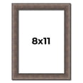 thumbnail image 1 of 8x11 Frame Silver Real Wood Picture Frame Width 1.25 Inches | Interior Frame Depth 0.5 Inches |, 1 of 8