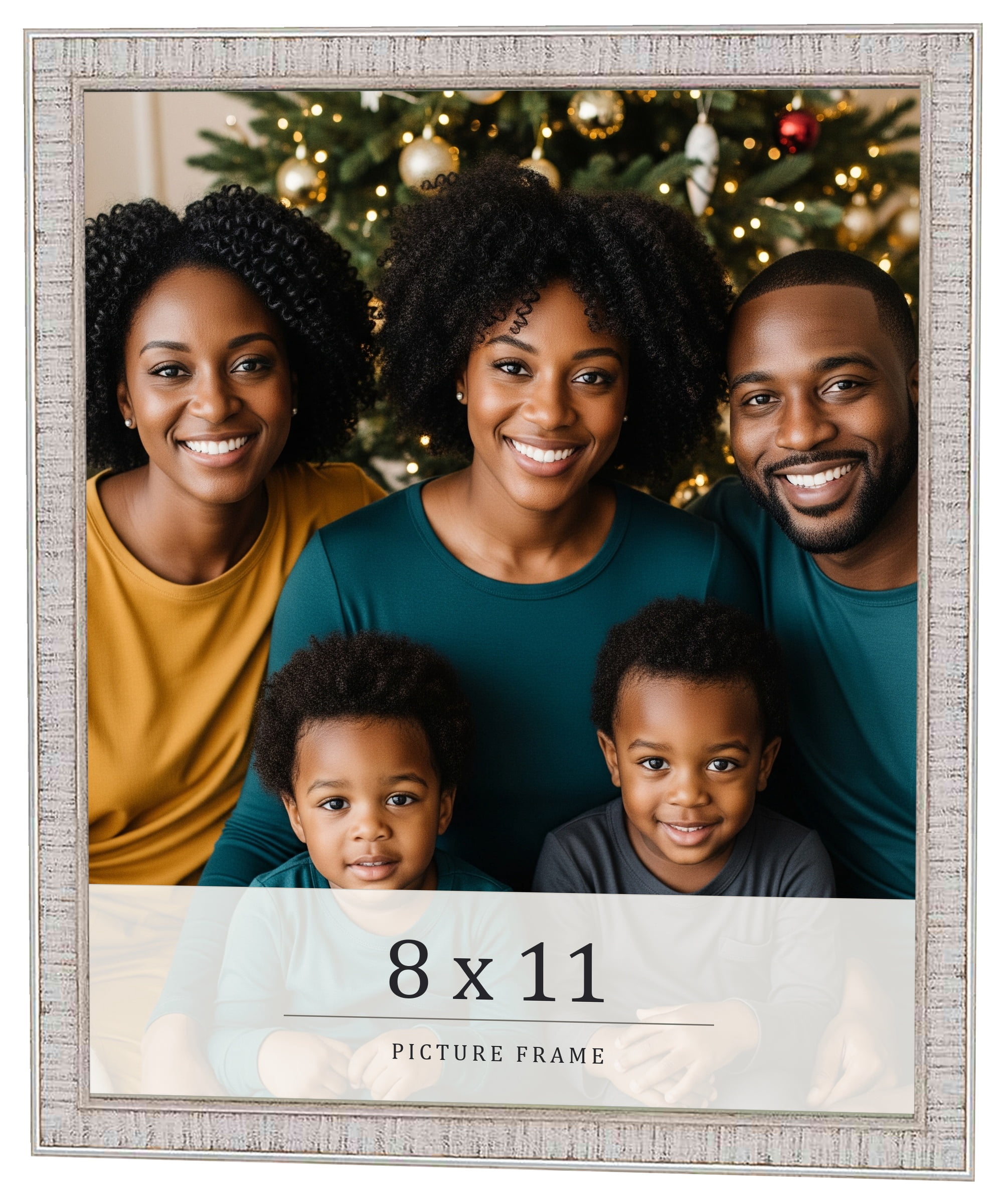 8x11 Frame White Real Wood Picture Frame Width 0.75 inches