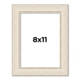 thumbnail image 1 of 8x11 Frame White Real Wood Picture Frame Width 1.75 inches | Interior Frame Depth 0.5 inches |, 1 of 8