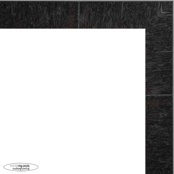 8x11 Modern Shadow Box 1" Depth Black Picture Frame - UV Acrylic, Backing, Hanging Hardware