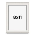 thumbnail image 1 of 8x11 Shadow Box Silver Brushed Striped Display Frame | 1.625 Inches Deep | 1 Inch Moulding Width |, 1 of 8