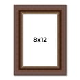 thumbnail image 1 of 8x12 Copper and Brown Real Wood Picture Frame Width 2 inches | Interior Frame Depth 0.5 inches |, 1 of 8