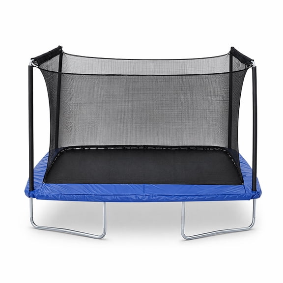8x12 FT Rectangular Trampoline with Full Safety Enclosure Net, ASTM Safety Certified, Perfect for Kids Activity, Adult Workout and Home Gymnastics Practice