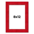 thumbnail image 1 of 8x12 Frame Red Burl Solid Wood Picture Frame Width 1.75 Inches | Interior Frame Depth 0.5 Inches |, 1 of 8