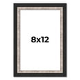 thumbnail image 1 of 8x12 Frame Silver Real Wood Picture Frame Width 1.25 Inches | Interior Frame Depth 0.75 Inches |, 1 of 8