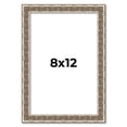 thumbnail image 1 of 8x12 Frame Silver Versailles Ornate Solid Wood Picture Frame | 1 Inch Moulding Width | Interior, 1 of 8