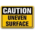 thumbnail image 1 of 8x12 Inch Aluminum Caution Uneven Surface Sign Metal Safety Signs Indoor/outdoor Use, Weather Resistant, Waterproof, Durable Ink, 1 of 4