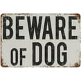 thumbnail image 1 of 8x12 Inch Beware Of Dog Metal Sign Wall Gate Or Fence Mounting Retro Plaques For Nursery Farmhouse Bedroom Cafe Home Coffee Bar Pub Kitchen Bathroom Garden Yard Funny Wall Art Decor, 1 of 6