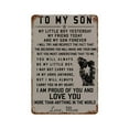 thumbnail image 1 of 8x12 Inch Inspirational Quotes for Mom And Son Tin Metal Decorative Wall Paintings - Vintage Artwork for Home Decor, 1 of 8