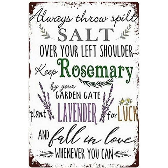 8x12 Inch Practical Magic Inspired Wall Sign Witchcraft Wall Sign Witch Decor Metal Tin Signs Vintage Metal Tin Sign Witchy Decor For Bedroom, Home