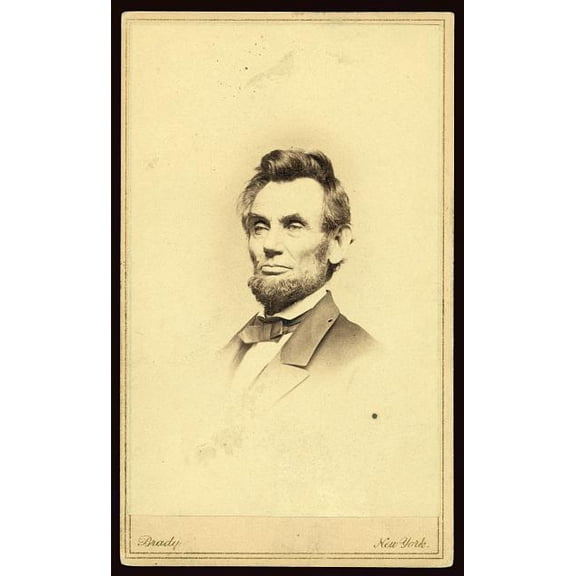 8x12 Photo-Abraham Lincoln,President,Mathew Brady,Photographic Portrait Galleries,1864