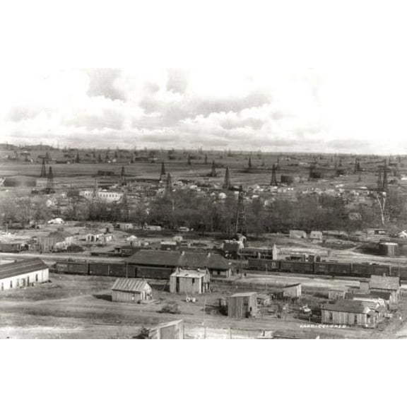 8x12 Photo-Glenn Pool oil field,Kiefer,Oklahoma,OK,Tulsa County