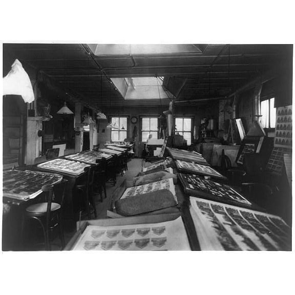 8x12 Photo-The Albertype Company, Postcard Factory, 250 Adams Street, Brooklyn, New York,