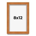 thumbnail image 1 of 8x12 Shadow Box Frame Brown | 0.875 Inches Deep Real Wood Contemporary Shadowbox Display Frame | UV, 1 of 6