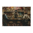 thumbnail image 1 of 8x12 inch Bar Wall Art Decor Cowboys In The Tavern Oil Paintings On Canvas,Rustic Kitchen,Tavern,Bar Decor Wall Art Painting Prints,Gift For Cowboy & Beer Lovers,Kitchen,Study,Bedroom Decor, 1 of 6