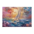 thumbnail image 1 of 8x12 inch Bathroom Wall Decor Sailboats In The Ocean Painting Canvas,Home Room Decor Bathroom Accessory,Bathroom,Living Room,Bedroom Wall Art Prints Decor Paintings,Gifts For Sailing Lovers, 1 of 6