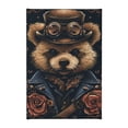 thumbnail image 1 of 8x12 inch Canvas Frameless Painting Rose Punk Bear,Man Cave,Yard,Children'S Room,Lounge Decor Paintings Art Prints,Garden,Florists Wall Decoration Poster Canvas,Charm Gifts For Punk Lovers, 1 of 6