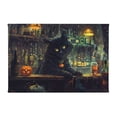 thumbnail image 1 of 8x12 inch Canvas Frameless Picture Black Cat In The Tavern,Tavern,Man Cave,Children'S Room Home Wall Art Prints Decor,Fun Black Cat Poster Painting&nbsp;Canvas,Gift For Cat Lovers,Bathroom Decor, 1 of 6