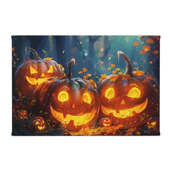 8x12 inch Canvas Frameless Picture Pumpkin Head Poster,Funny Festival Decoration,Family Bedroom,Lounge,Cafes Painting Wall Art Decor,Exquisite Pumpkin Head Decorative Canvas Hanging Painting