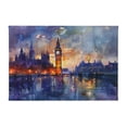 thumbnail image 1 of 8x12 inch Canvas Painting Watercolor Big Ben,Restaurant,Lounge,Apartment Home Wall Decor Art Paintings Prints,Enchanting Big Ben Watercolor Canvas Painting Wall Art,Gift For Watercolor Lover, 1 of 6