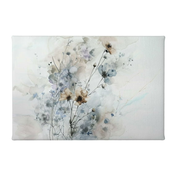 8x12 inch Canvas Paintings Wall Art Watercolor Flowers Plants,Yard Garden & Florists Painting Decor Accessory,Home Bathroom,Cafe,Office Wall Decoration Poster,Exquisite Flowers Plants Prints