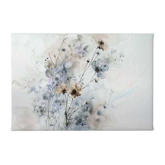 8x12 inch Canvas Paintings Wall Art Watercolor Flowers Plants,Yard Garden & Florists Painting Decor Accessory,Home Bathroom,Cafe,Office Wall Decoration Poster,Exquisite Flowers Plants Prints