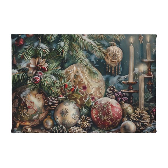 8x12 inch Canvas Picture Christmas Decorations,Farmhouse Living Room,Bedroom,Office Wall Decor Poster Canvas,Exquisite Christmas Decorations Modern Art Oil Paintings On Canvas,For Man Cave