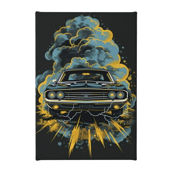 8x12 inch Garage Decorative Painting Canvas Racing Picture,Home Garage Accessories,Man Cave,Living Room,Garage,Bedroom Wall Art Decor Prints Canvas,Modern Style Racing Paintings Poster Gift