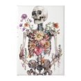 thumbnail image 1 of 8x12 inch Garden Yard Wall Decor Skeletons And Flowers Canvas Pictures,Modern Art Flower And Skeletons Poster Canvas,Cafes,Bar,Man Cave,Florists Wall Art Prints Decor,For Flower Lovers Gifts, 1 of 6