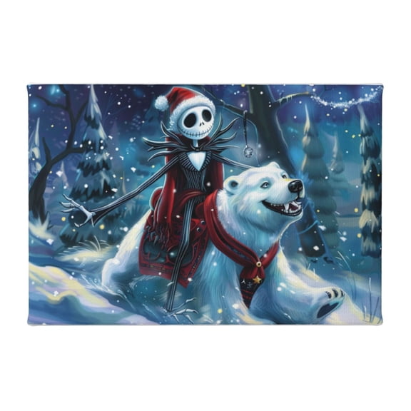 8x12 inch Oil PaintingWall Art Muppet Man And White Bear,Indoor Home Living Room,Office,Lounge,Cafes Wall Decor Hanging Picture,Charm Muppet Man And White Bear Modern Art Canvas Poster Gift