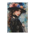 thumbnail image 1 of 8x12 inch Oil Painting&nbsp;Wall Art Retro Hatted Woman Bedroom Decor,Woman Cave,Bar,Bedroom,Lounge Wall Art Decor Paintings Prints,Vintage Hatted Woman Oil Paintings Canvas,For Woman Cave,Home, 1 of 6