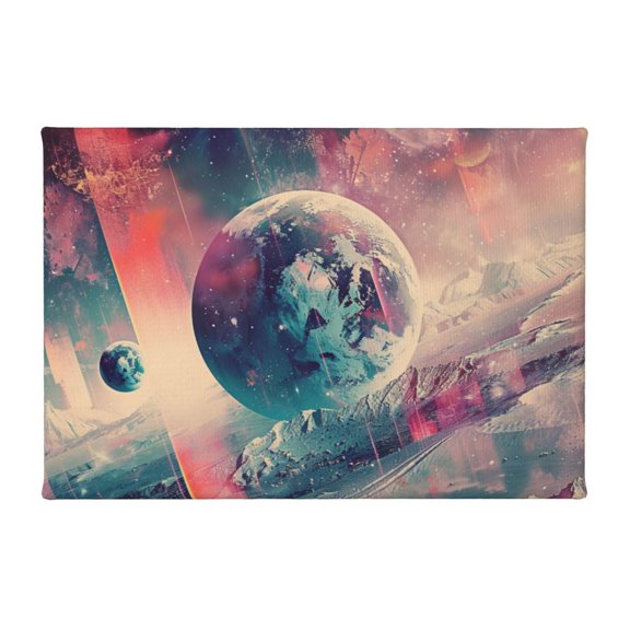 8x12 inch Painting Frameless Wall Art Cosmic Planet,Living Room,Man Cave,Cafes,Bar Wall Decor Art Paintings Canvas,Charm Gift For Space Enthusiasts,Exquisite Planet Cosmic Art Poster Prints