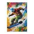 thumbnail image 1 of 8x12 inch Paintings On Canvas Ski Athlete,Indoor Home Bedroom,Man Cave,Bar,Cafes Wall Decor Art Prints Painting,Classic Ski Athlete Charm Canvas Frameless Painting,For Ski Lovers Funny Gifts, 1 of 6