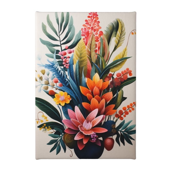 8x12 inch Paintings On Canvas Plant Potted Flower Poster,Villa Home Living Room,Garden,Study,Lounge Wall Decor Painting Canvas,Modern Art Plant Potted Flower Decoration Poster & Prints Gift