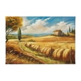 thumbnail image 1 of 8x12 inch Paintings On Canvas Wall Art Rural Wheat Fields And Haystacks,Pastoral Home Living Room Decor Accessory,Living Room,Bedroom,Study Painting Wall Decor,Gift For Pastoral Life Lovers, 1 of 6