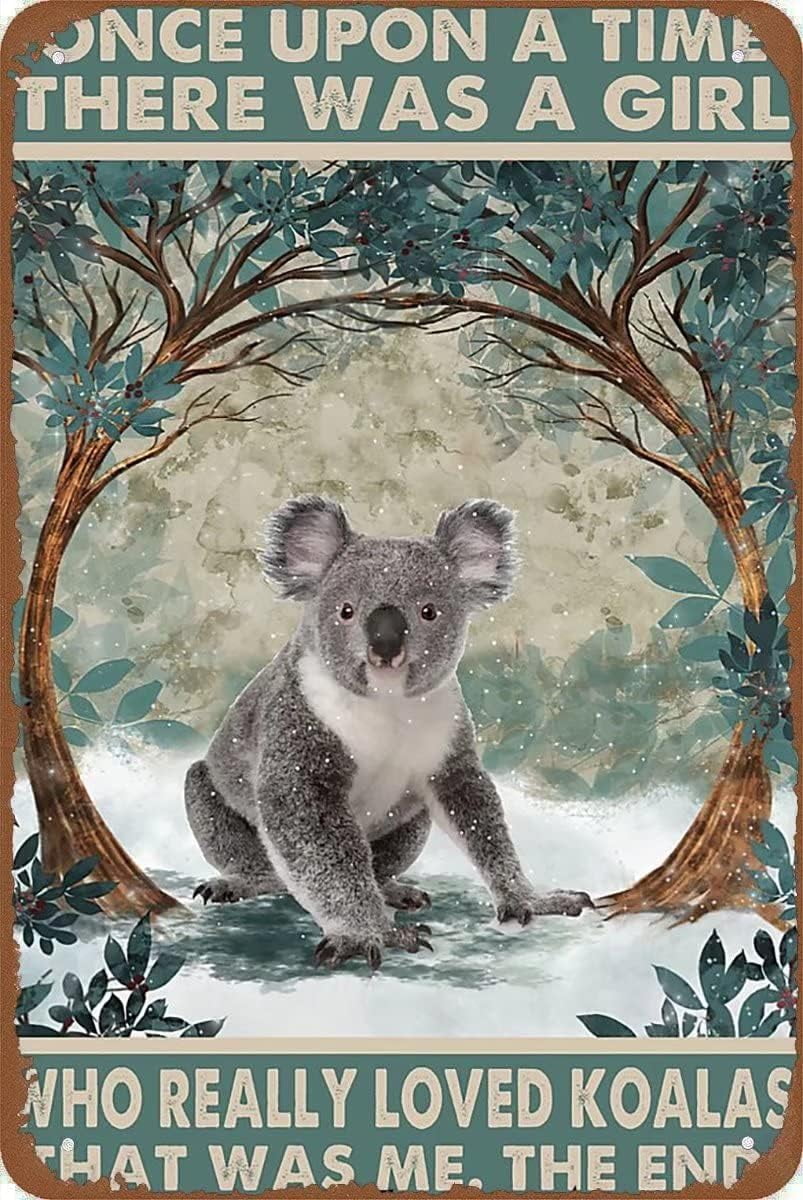 8x12 inches Classic Tin Sign Once Upon A Time There was A Girl Who