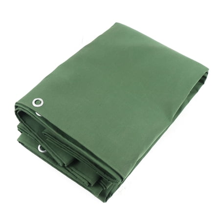 8x12Feet Heavy Duty Canvas Tarp Waterproof Tarpaulins Ripstop Cotton Canopy Cover Tent Mildew Resistant Equipment Protection Green