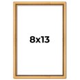 thumbnail image 1 of 8x13 Frame Beaded Gold Solid Wood Picture Frame | 0.75 Inches Moulding Width | Liscio Oro, 1 of 8