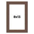 thumbnail image 1 of 8x13 Frame Brown Farmhouse Solid Wood Picture Frame Width 1.5 Inches | Interior Frame Depth 0.5, 1 of 8