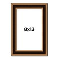 thumbnail image 1 of 8x13 Frame Gold Brown Plein Air Vintage Solid Wood Picture Frame | 1.75 Inches Moulding Width |, 1 of 8
