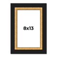thumbnail image 1 of 8x13 Frame Gold Real Wood Picture Frame Width 2.25 Inches | Interior Frame Depth 0.5 Inches |, 1 of 8