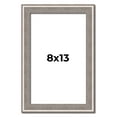 thumbnail image 1 of 8x13 Frame Grey Real Wood Picture Frame Width 1.25 inches | Interior Frame Depth 0.5 inches | Hans, 1 of 8