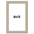 thumbnail image 1 of 8x13 Frame Grey Solid Wood Picture Frame Width 1 Inches | Interior Frame Depth 0.5 Inches |, 1 of 8