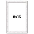 thumbnail image 1 of 8x13 Frame White Real Wood Picture Frame Width 0.75 inches | Interior Frame Depth 0.5 inches |, 1 of 8