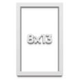 thumbnail image 1 of 8x13 Shadow Box Frame White | 2 Inches Deep Real Wood Contemporary Shadowbox Display Frame | UV, 1 of 8