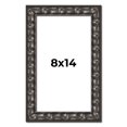 thumbnail image 1 of 8x14 Frame Black-Brown Medieval Solid Wood Picture Frame | 1.5 Inch Moulding Width | Gotham Beveled, 1 of 8