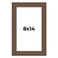 thumbnail image 1 of 8x14 Frame Brown Farmhouse Solid Wood Picture Frame Width 1.5 Inches | Interior Frame Depth 0.5, 1 of 8