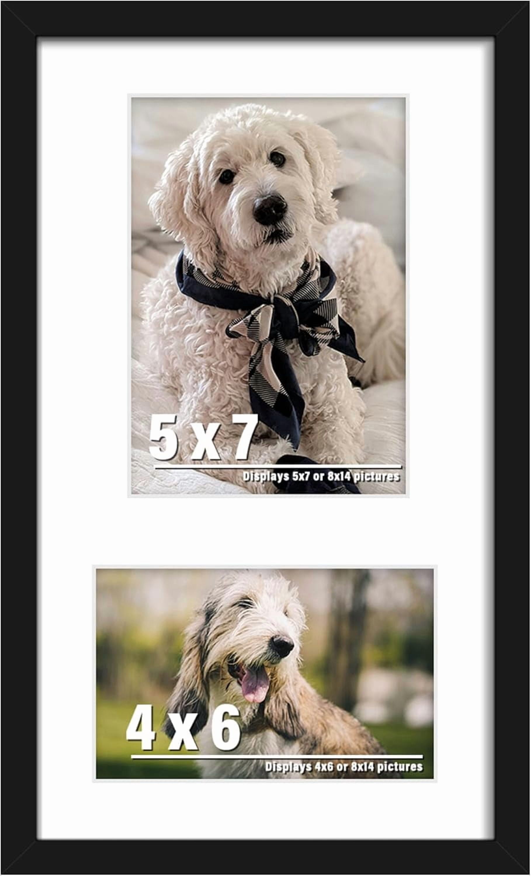8x14 Multi Size Collage Frame Photo Display Black - Walmart.com